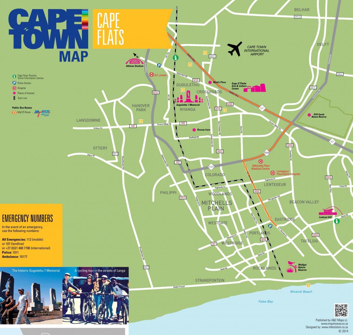 mapa Cape Флэтс