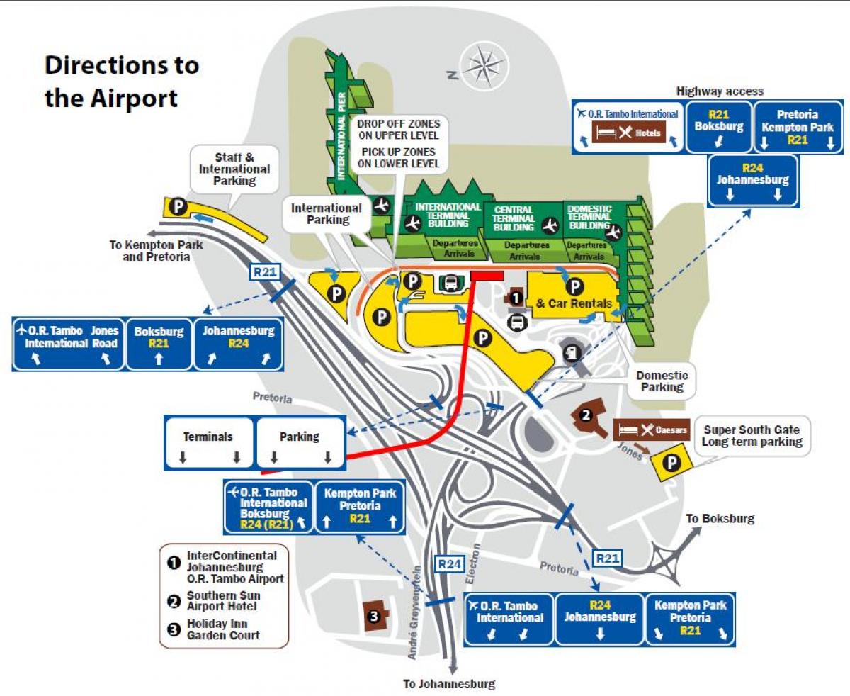 mapę lub Tambo parking