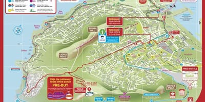 Mapa miasta przeglądowy przystanek Przylądek 