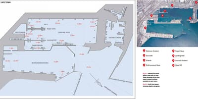 Mapa port cape Town